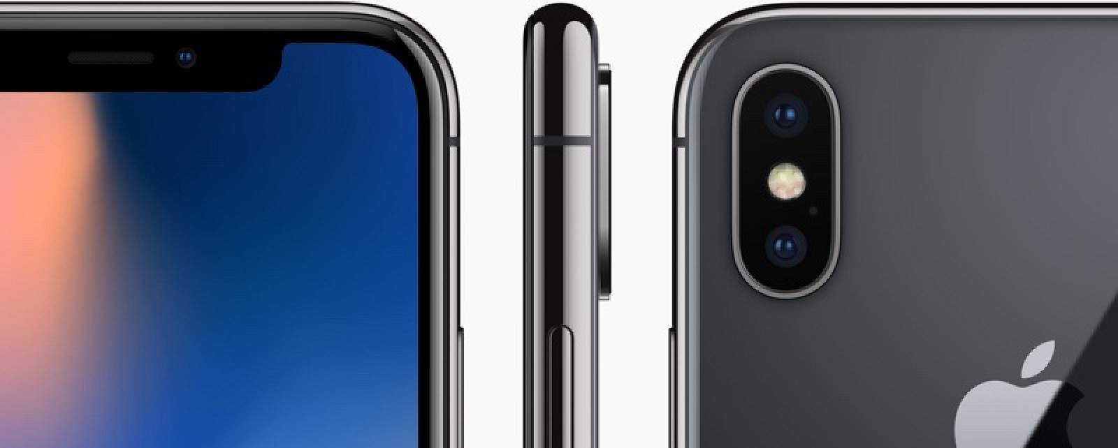 Smartphone Apple iPhone X / '' / 3 GB / 64 GB / Gri inchis photo 2
